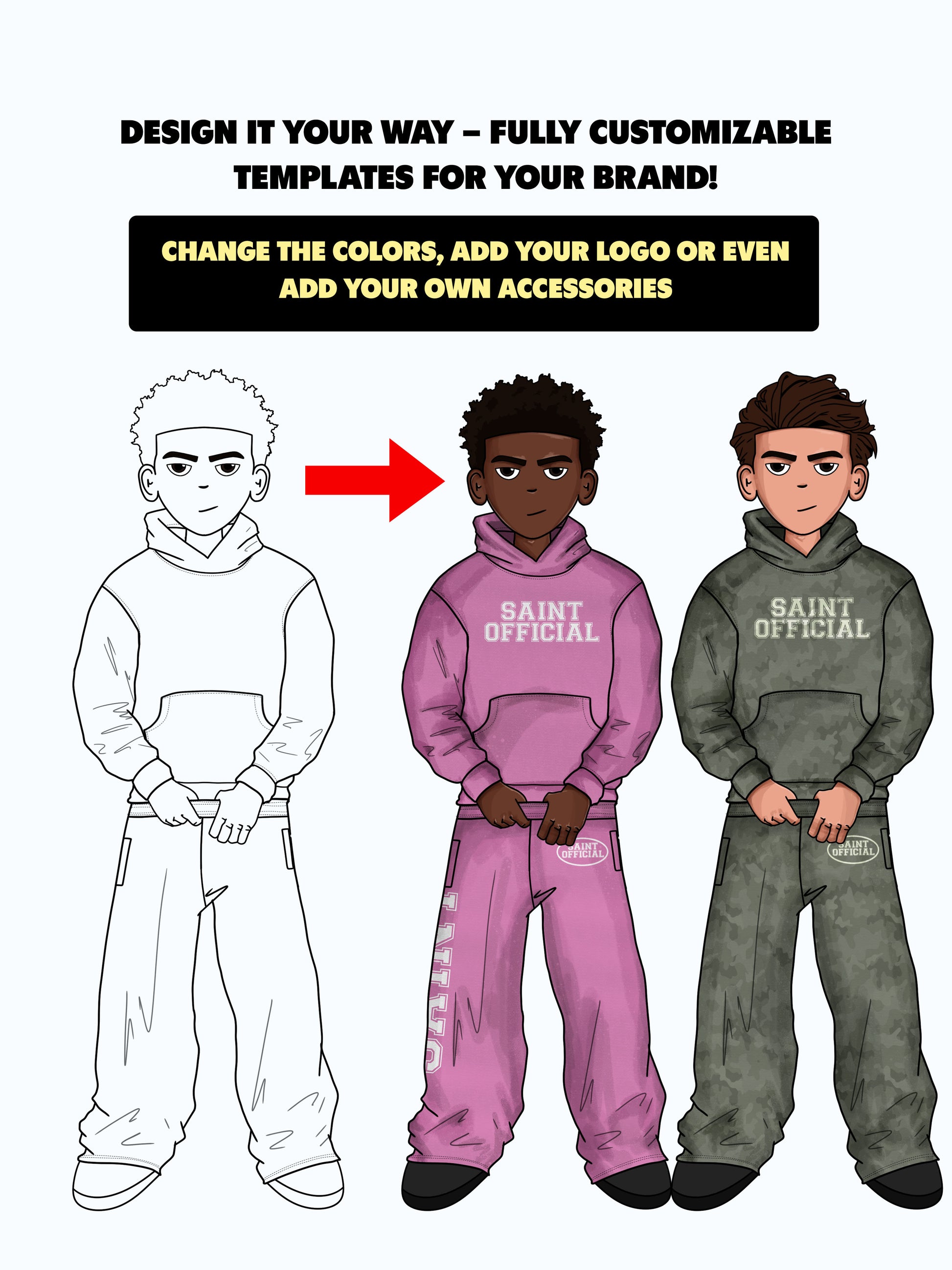 LookBook 'Street Uniform' Template