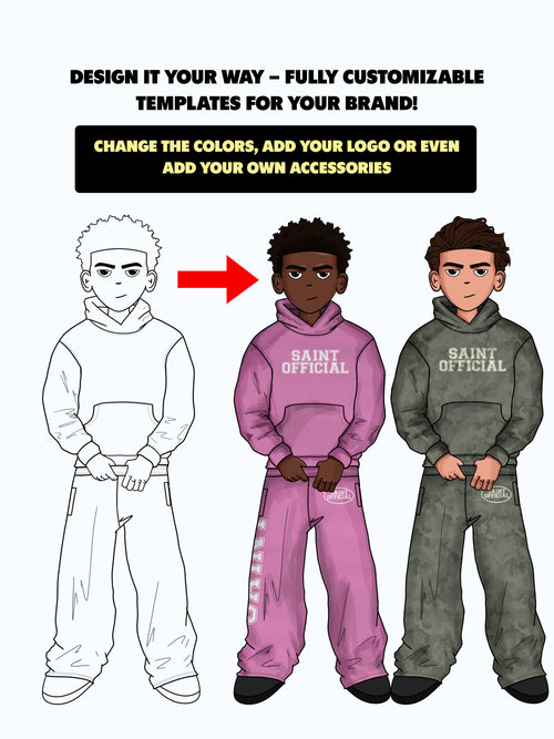 LookBook 'Street Uniform' Template