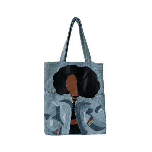 Denim Tote Bag